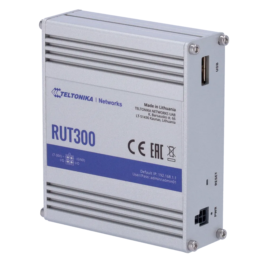 Router Industrial TK-RUT300 Teltonika con PoE