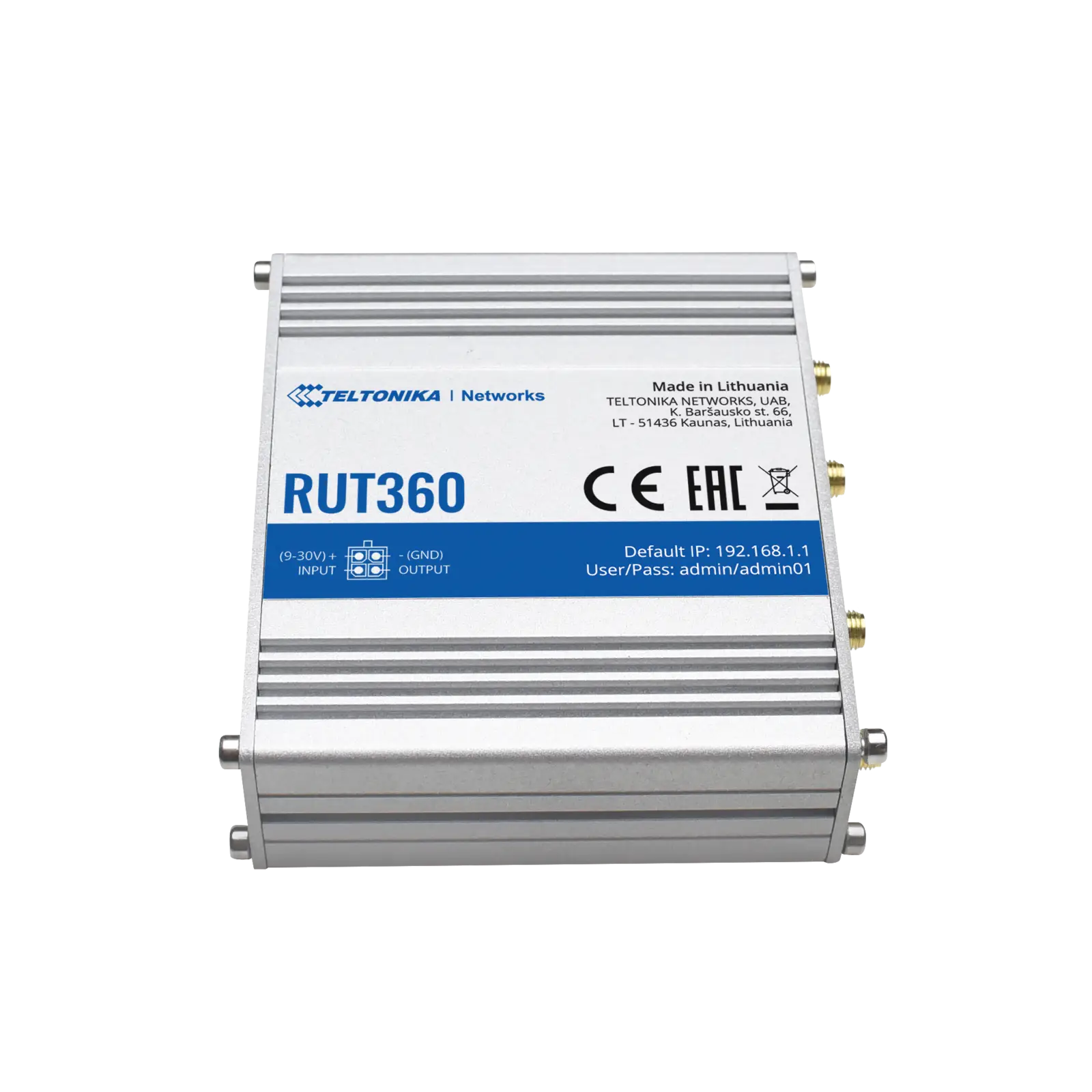 Router 4G TK-RUT360 Cat 6 WiFi Industrial Teltonika