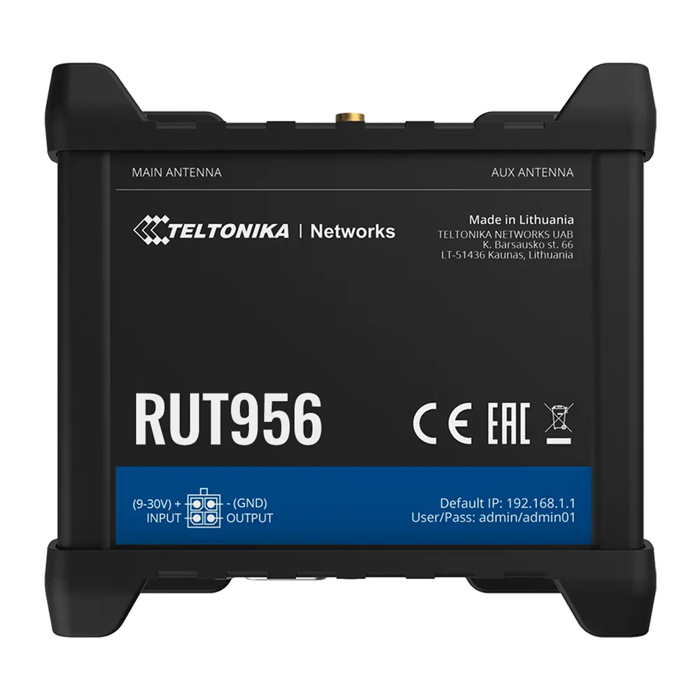 Router 4G Teltonika TK-RUT956 Cat 4 WiFi RS485