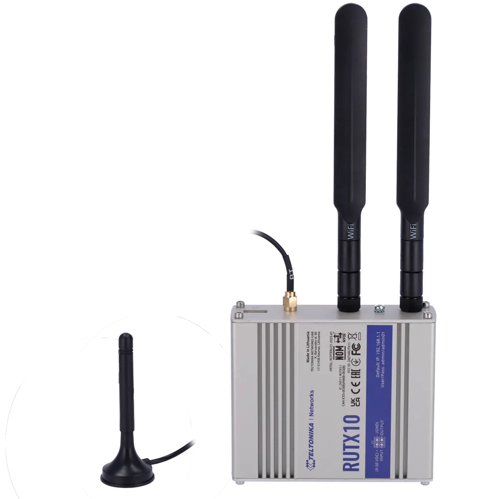 Router Wi-Fi 5 PoE Teltonika RUTX10 para Redes Industriales