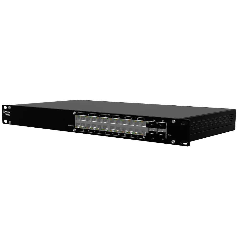 Switch Gigabit PoE Gestionable TK-SWM282 Teltonika 24P SFP