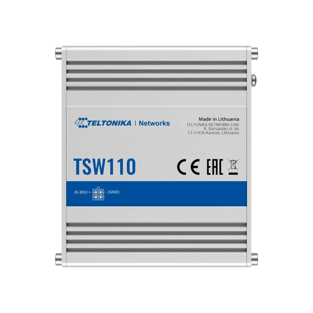 Switch Gigabit TK-TSW110 Teltonika 5 Puertos No Gestionable