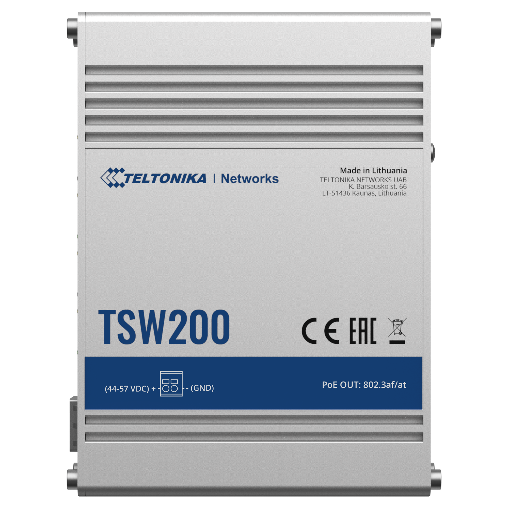 Teltonika - TK-TSW200 - Switch 8P Gigabit PoE No gestionable SFP