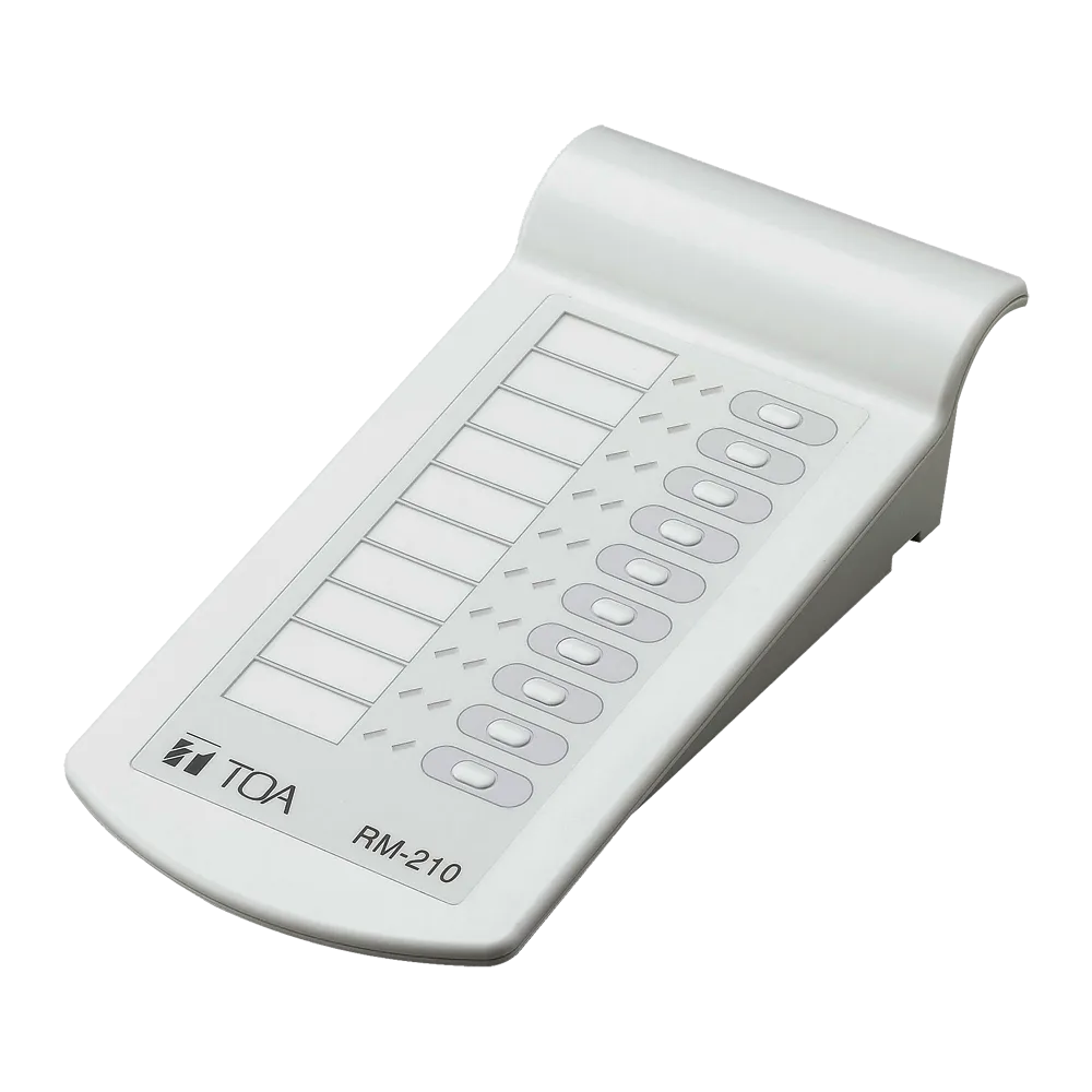 Teclado Expansión TOA-RM-210 para Micrófono Pupitre EN54