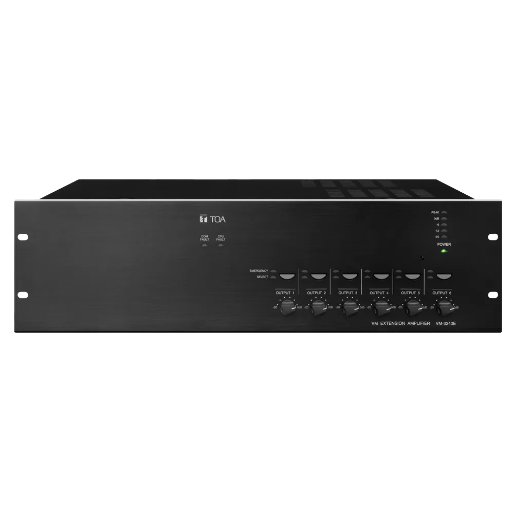 Bastidor EN54 VM TOA TOA-VM-3240E para amplificadores