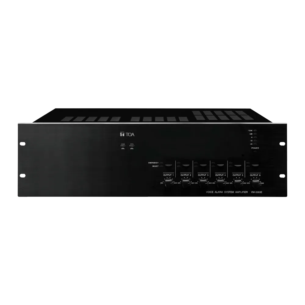Bastidor EN54 VM TOA TOA-VM-3360E para Sistemas de Alarma