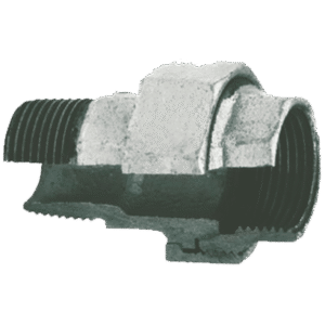 Tuerca unión macho / hembra junta cónica