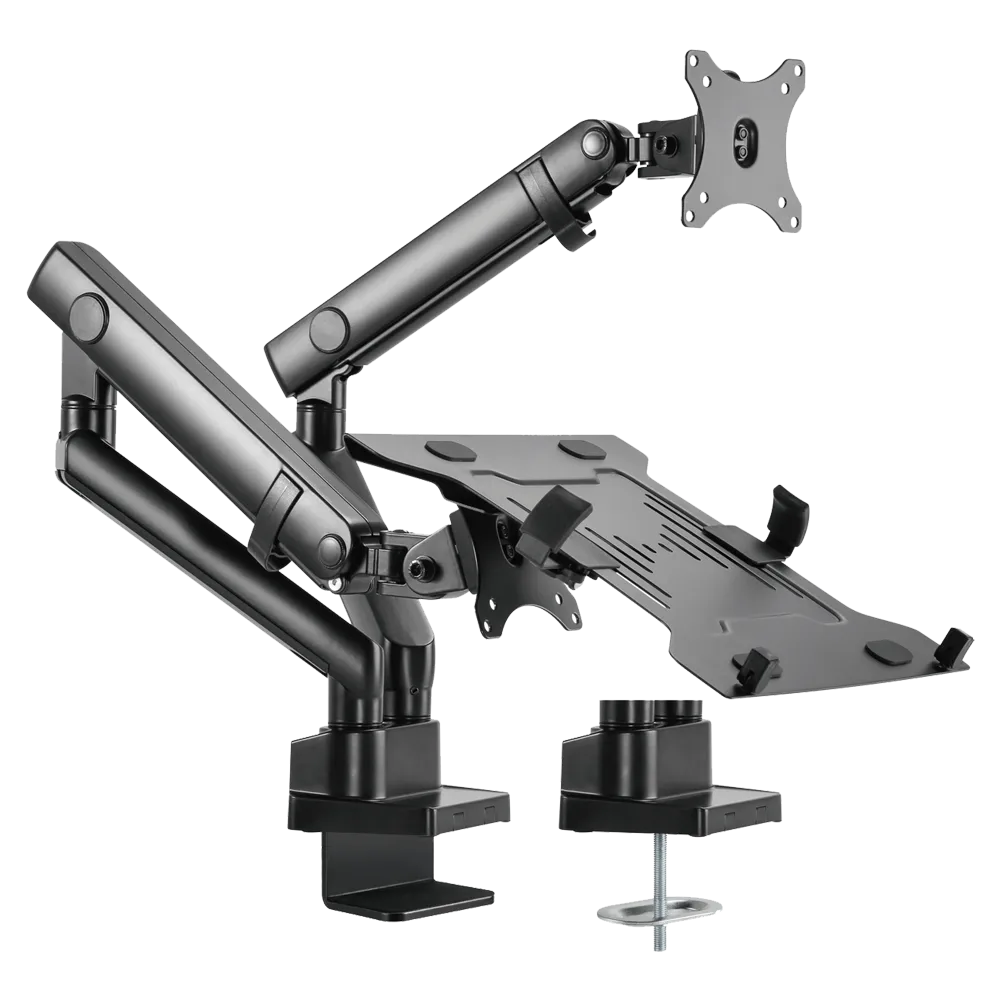 Soporte Doble Monitor Escritorio TVM-1732DESK-FLEX-PCDUAL