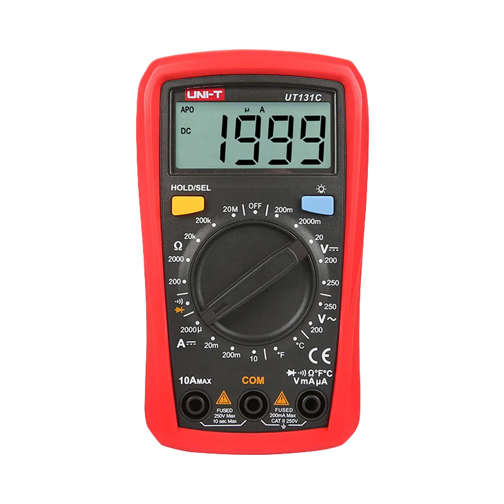 Medidor Eléctrico UNI-T UT131C 250V 10A Digital Profesional