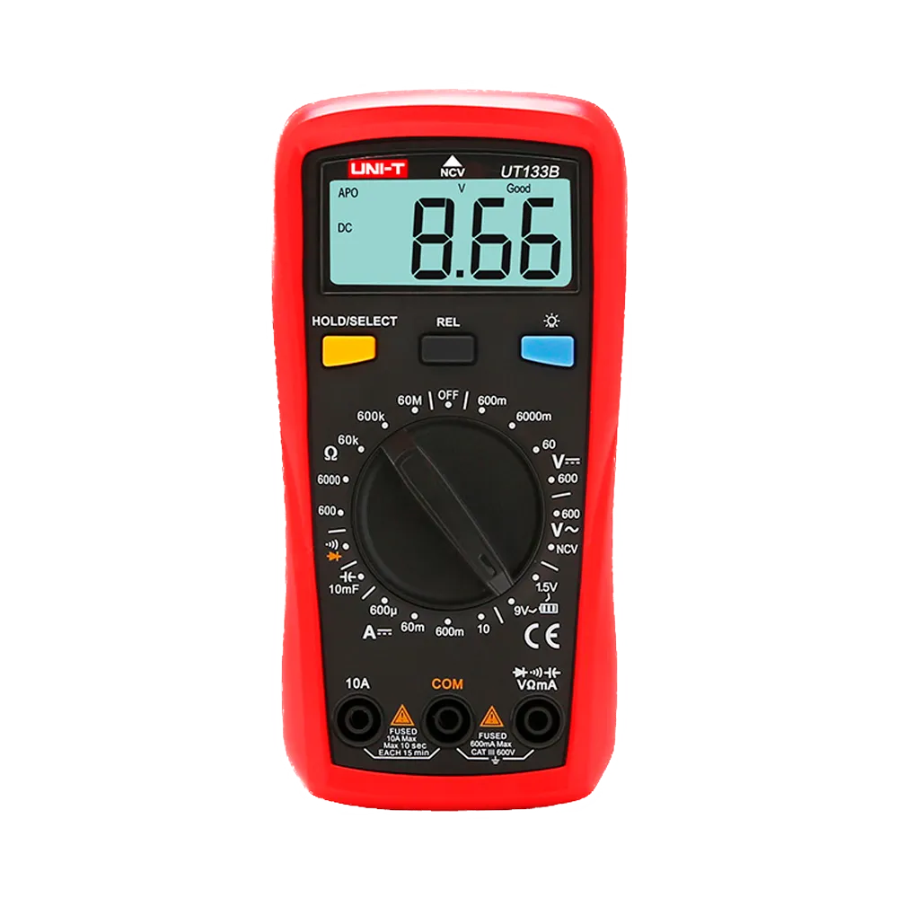 Medidor Eléctrico UNI-T UT133B 600V 10A Profesional