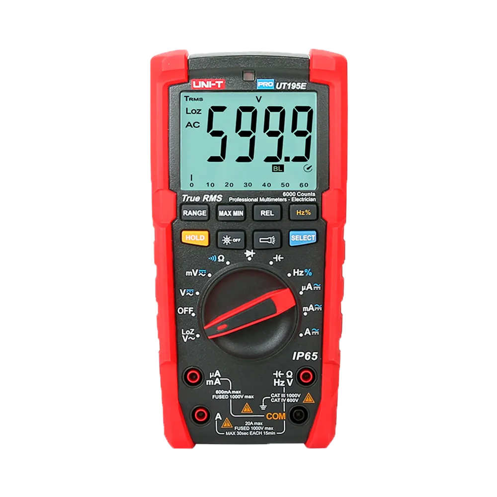 Pinza Amperimétrica Digital UNI-T UT195E 1000V 20A