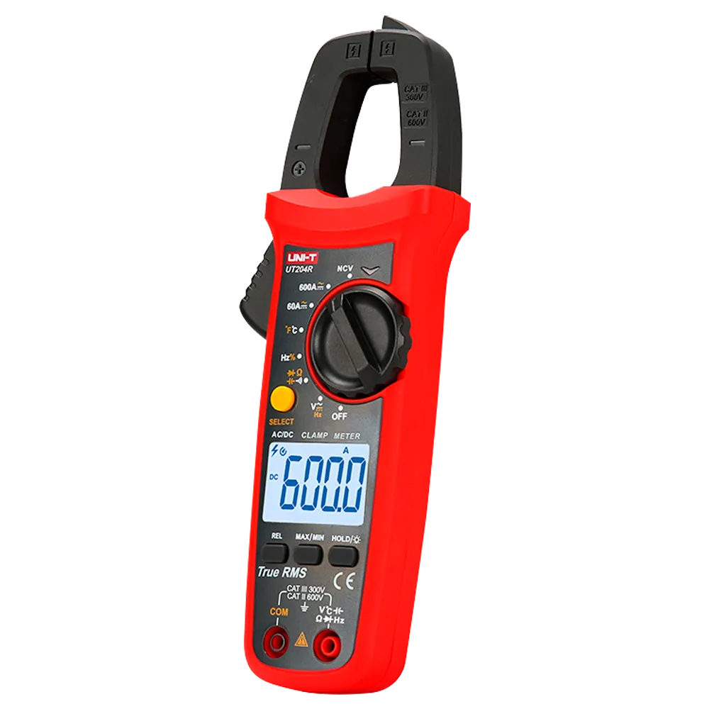 Pinza amperimétrica digital UNI-T UT204R 600V 600A