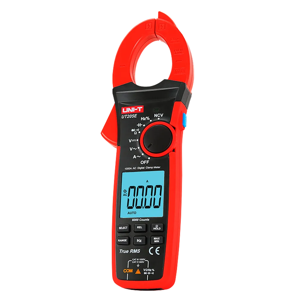 Pinza Amperimétrica UNI-T UT205E 1000V 1000A True RMS