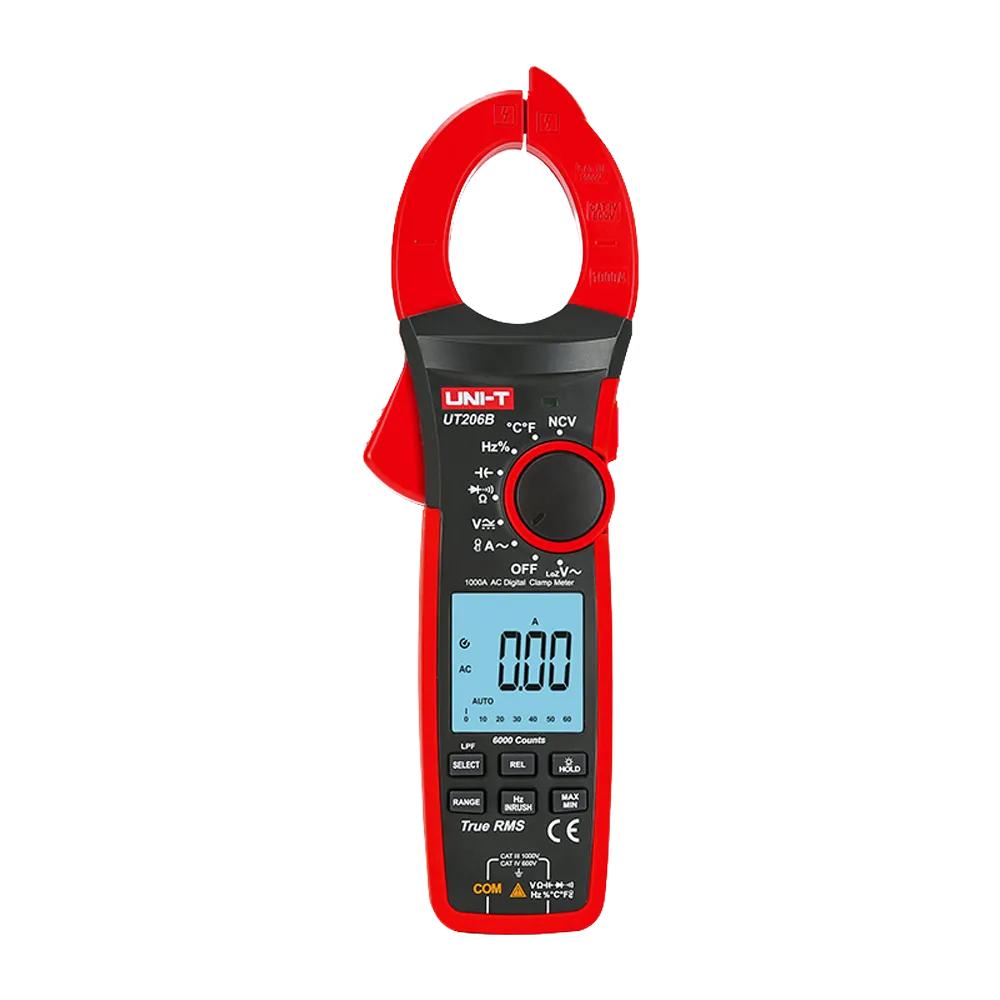 Pinza Amperimétrica UNI-T UT206B 1000V 1000A True RMS