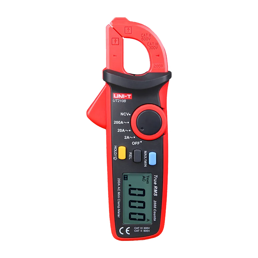 Medidor Eléctrico UNI-T UT210B 600V 200A Pinza Amperimétrica