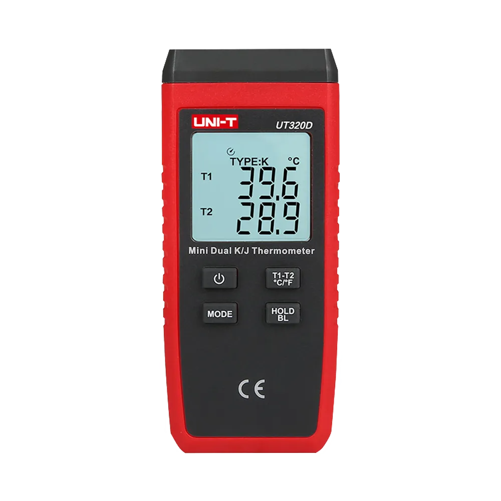 Termómetro Digital UNI-T UT320D Doble Canal -50°C a 1300°C
