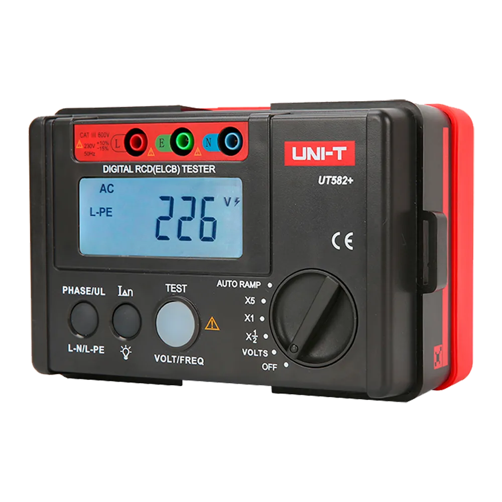 Medidor RCD UNI-T UT582+ Digital 195-253V Tester ELCB