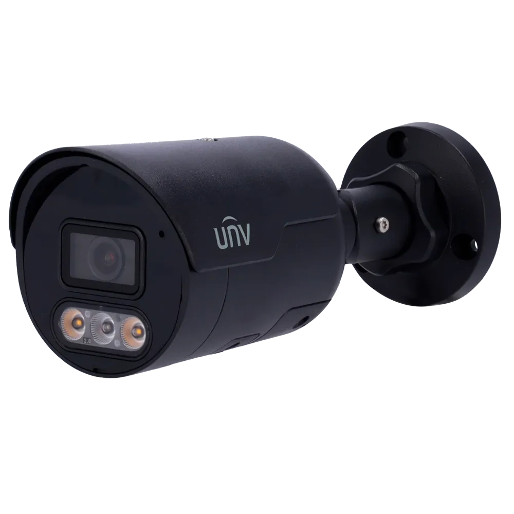 Cámara IP Uniview UV-IPC2124LE-ADF28KMC-DL-BLACK 4MP