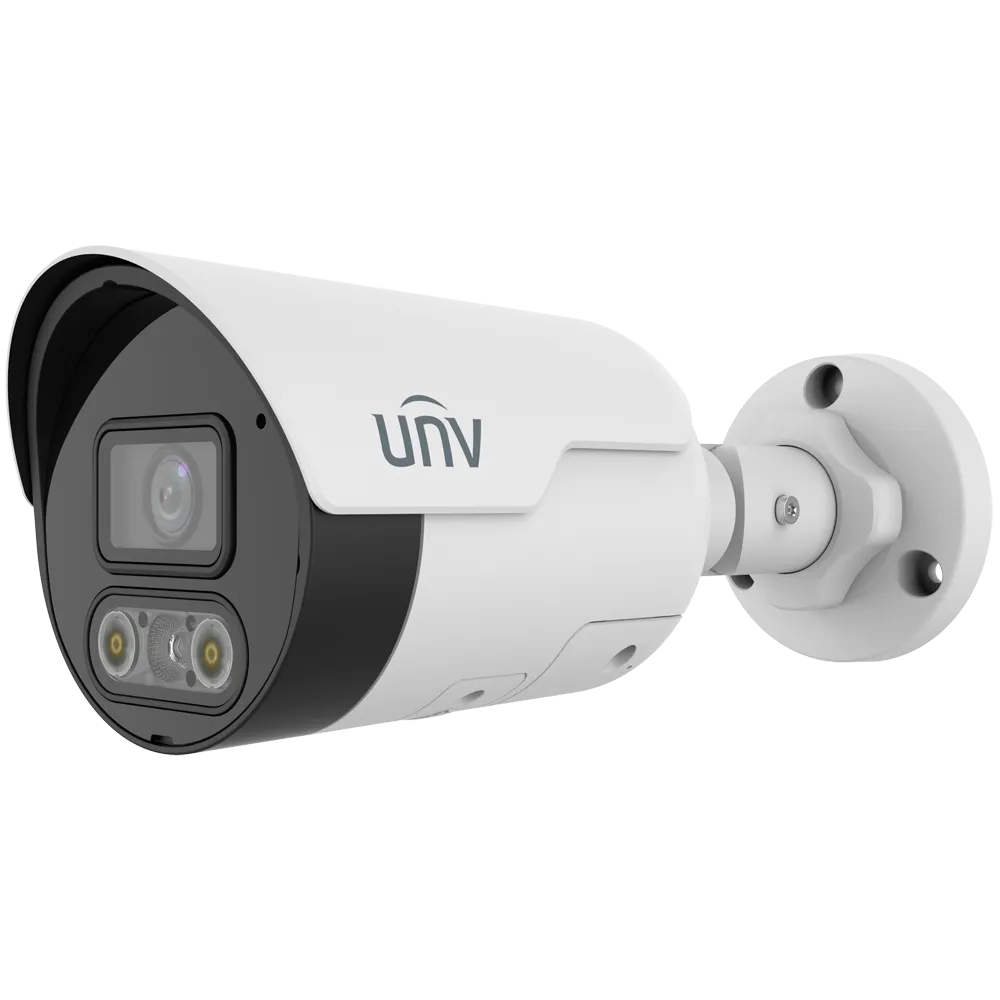 Cámara IP Bullet Uniview UV-IPC2124LE-ADF40KMC-DL 4MP Dual Light