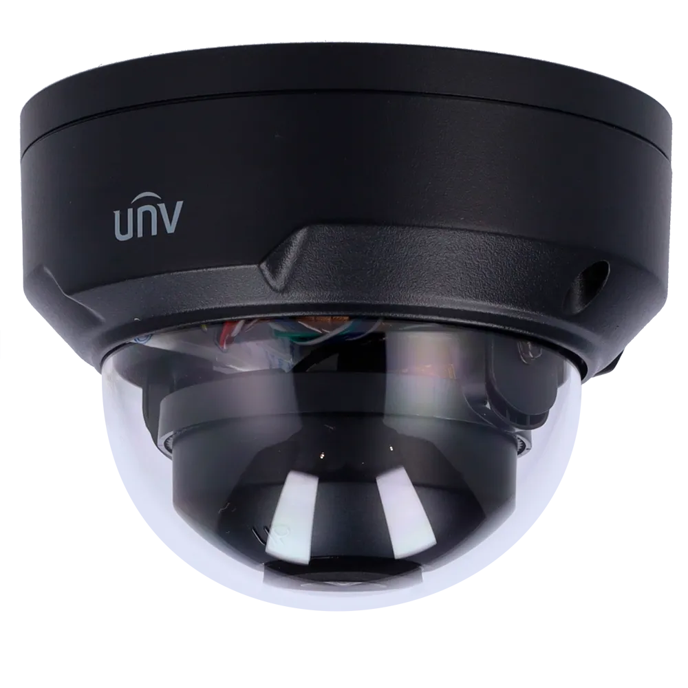 Cámara IP Domo Uniview UV-IPC324SB-DF28K-I0-BLACK 4MP PoE