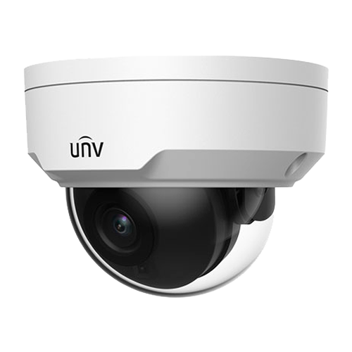 Cámara Domo IP Uniview UV-IPC324SB-DF28K-I0 4MP Exterior PoE