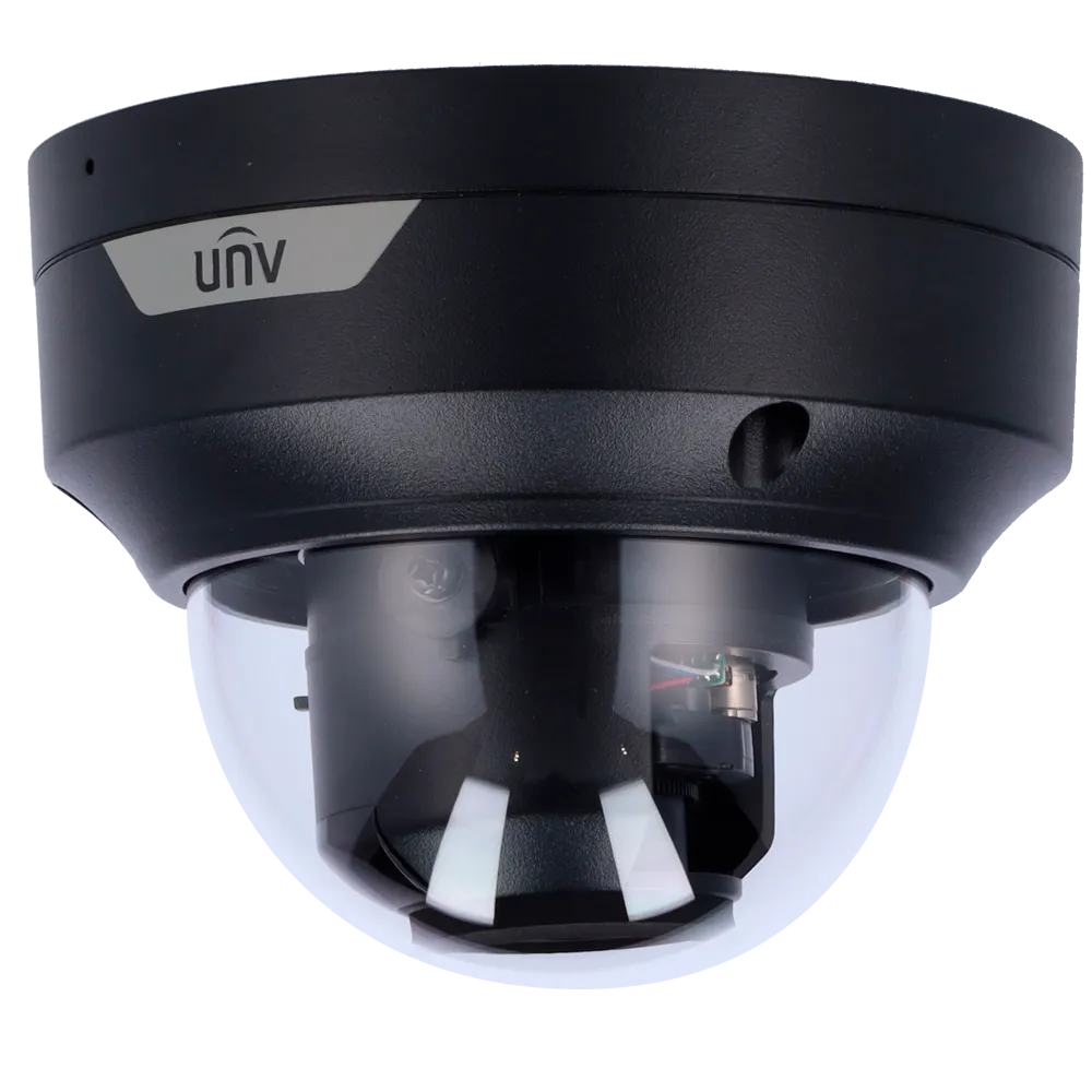 Cámara Domo IP 4MP Uniview UV-IPC3534SB-ADNZK-I0-BLACK Exterior