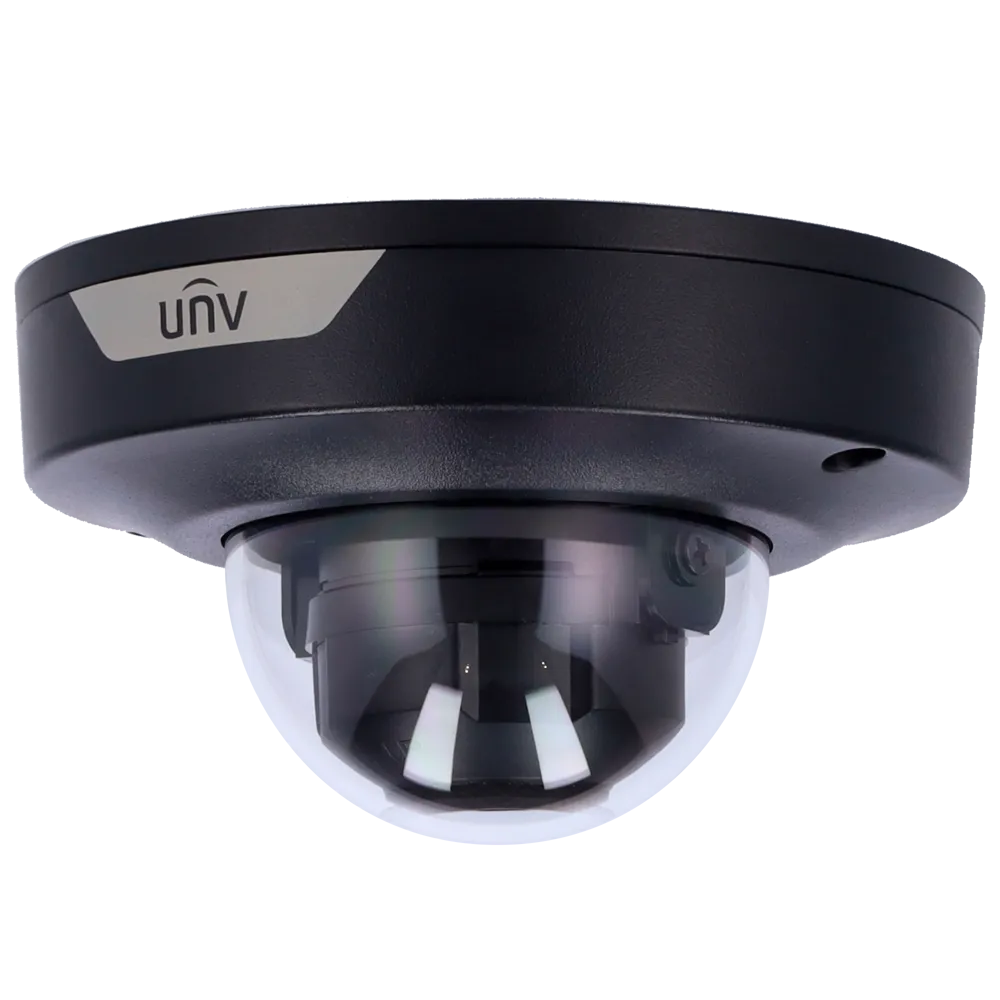 Cámara Domo IP Uniview UV-IPC354SB-ADNF28K-I0-BLACK 4MP PoE