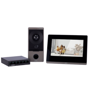 Kit Videoportero IP WiFi PoE Uniview UV-KIT/201S/372S/NSW2020