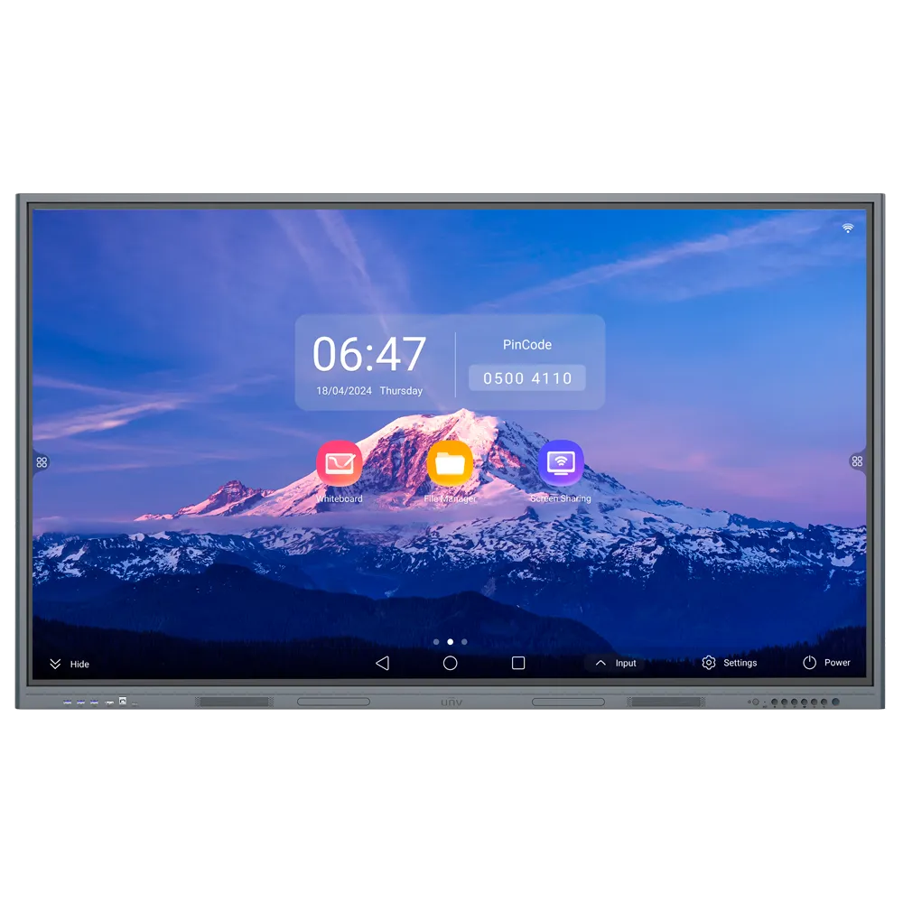 Pantalla Interactiva 65" 4K UHD Uniview UV-MW3565-U-X