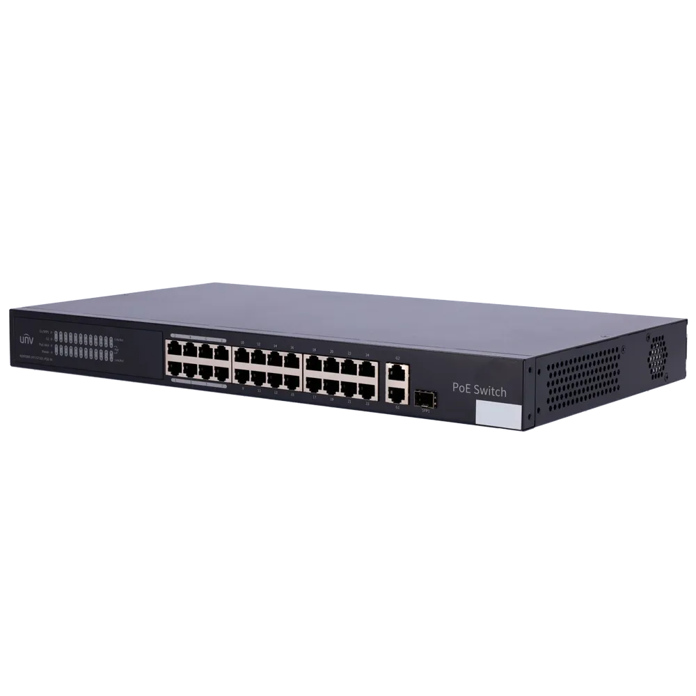 Switch Gigabit PoE 24 Puertos Uniview UV-NSW3000-24T1GT1GC
