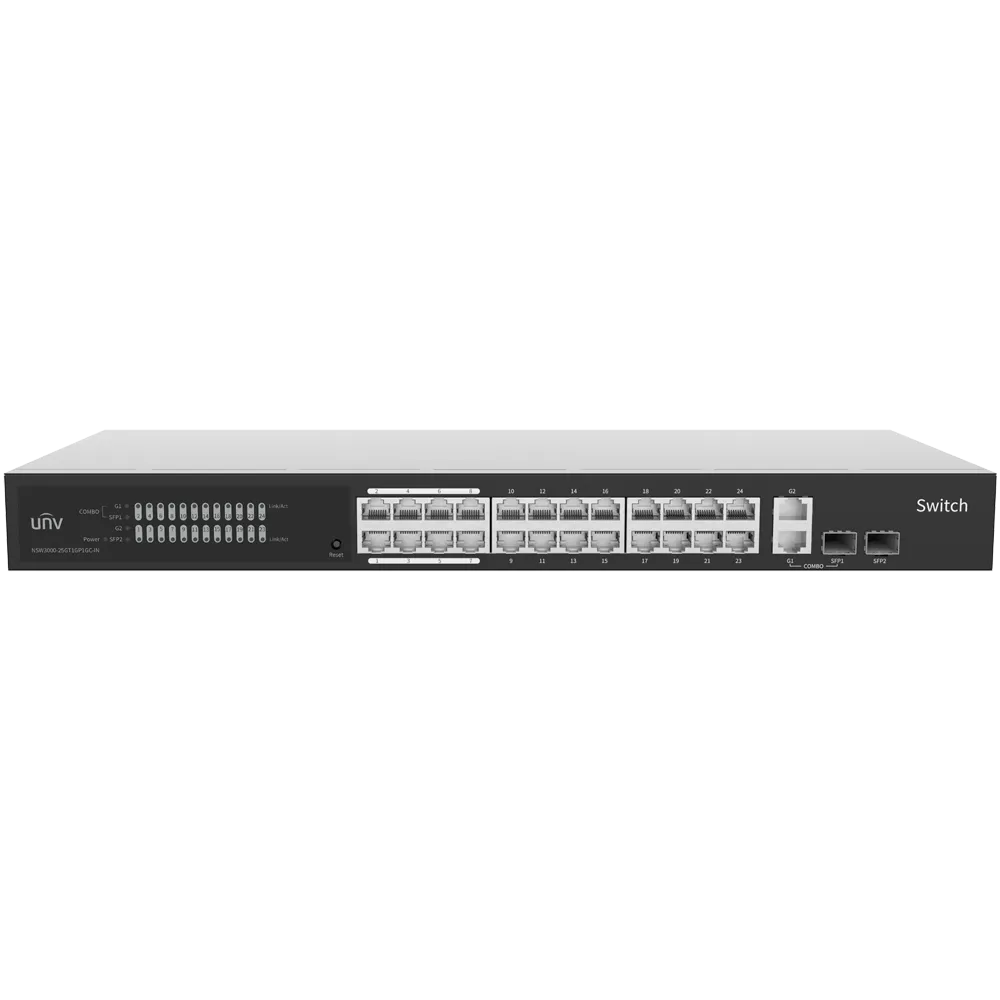 Switch Gigabit Gestionable 24P Uniview UV-NSW3000-25GT1GP1GC-IN