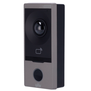 Placa videoportero - IP - empotrar / superficie - Uniview - Cámara 2 Mpx - WiFi, PoE - IP65 IK08 - Acceso MIFARE - Ref. UV-OEU-201S-HMK-W