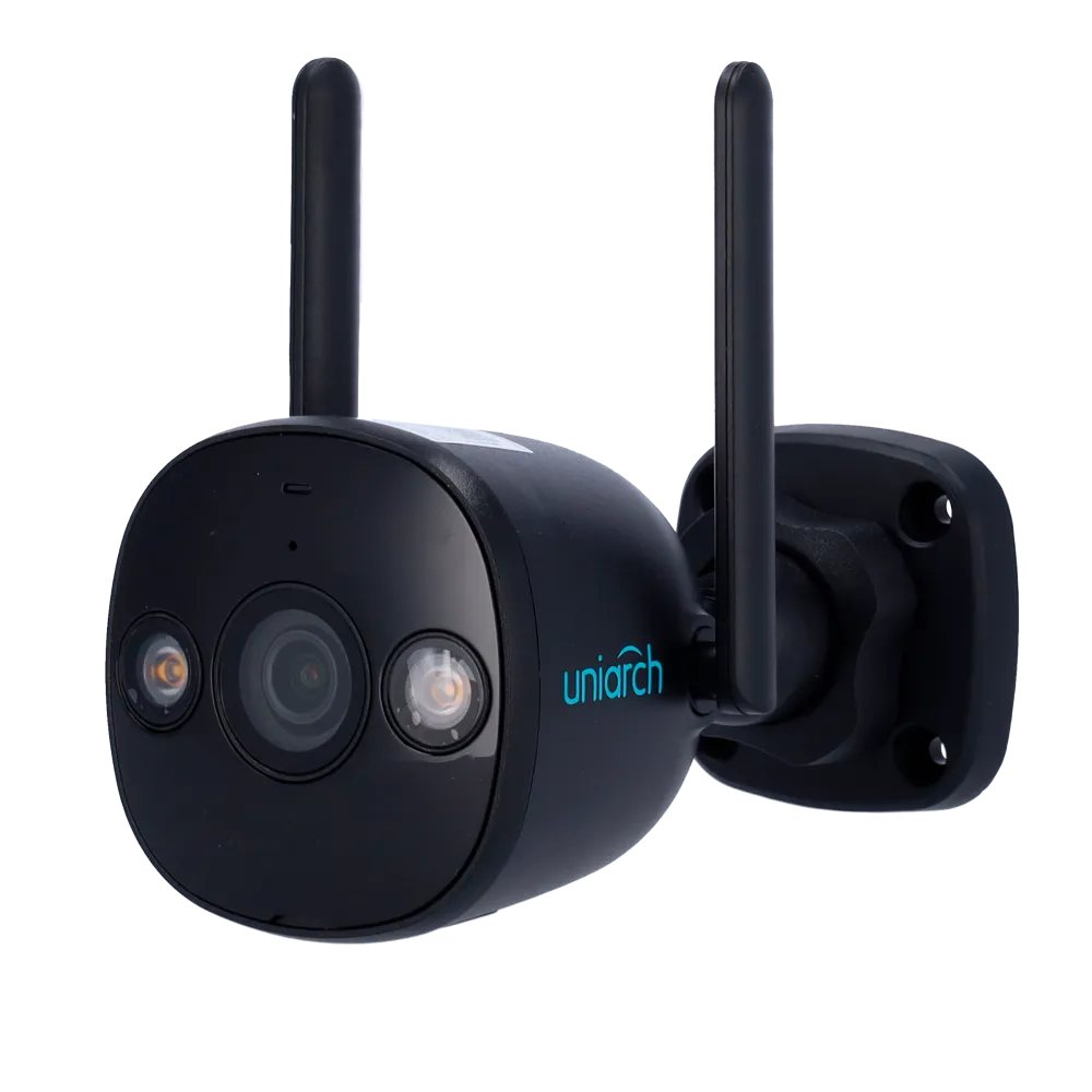 Cámara IP Bullet Uniview UV-UHO-B2D-M5F3D-BLACK 5MP IR 20m