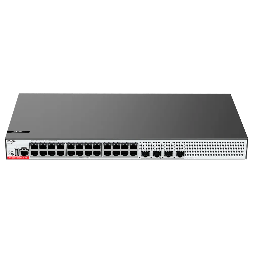 WIS-S5000-24GT4MS-P-E Switch PoE Cloud Gestionado L2+