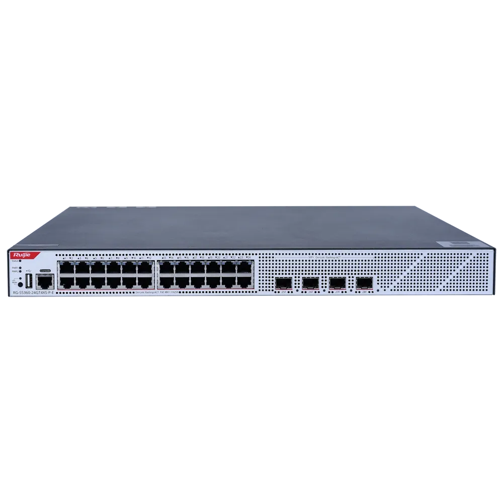 WIS-S5360-24GT4XS-P-E Switch L3 Gestionable 24 Puertos PoE