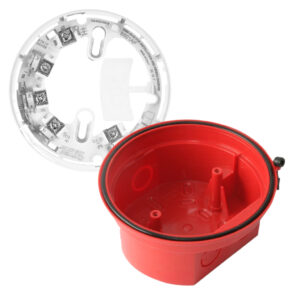 Accesorio Zócalo IP65 con base alta roja (WRR)