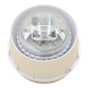 Sirena con flash rojo vía radio en red Mesh de Agile. Incluye 4 pilas CR123A. Color blanco (WSF-WR-RF)