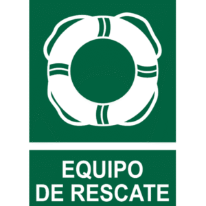 Señal / Cartel de Equipo de rescate
