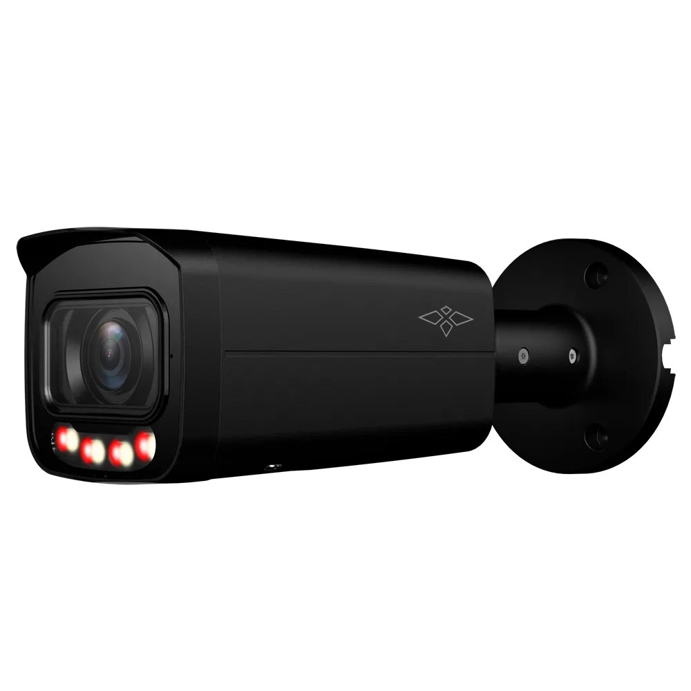Cámara IP X-Security XS-IPB829ZA-4P-DL-WIZ-BLACK 4MP PoE