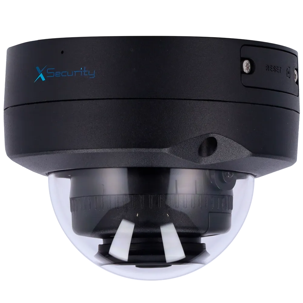 Cámara Domo IP 4MP XS-IPD820A-4U-WIDE-BLACK Gran Angular