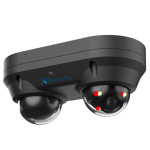 Desconocido XS-IPD850A-4P-DUAL-BLACK Cámara Domo – IP · Exterior · IR · PoE