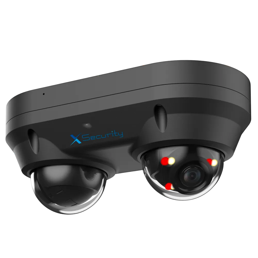 Cámara Domo Dual IP XS-IPD850A-4P 4MP WizSense IR 30m PoE