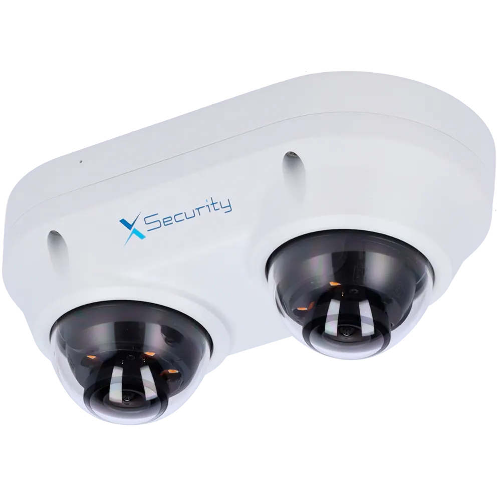 Cámara Domo IP Dual XS-IPD850A-4P-DUAL 4MP WizSense PoE