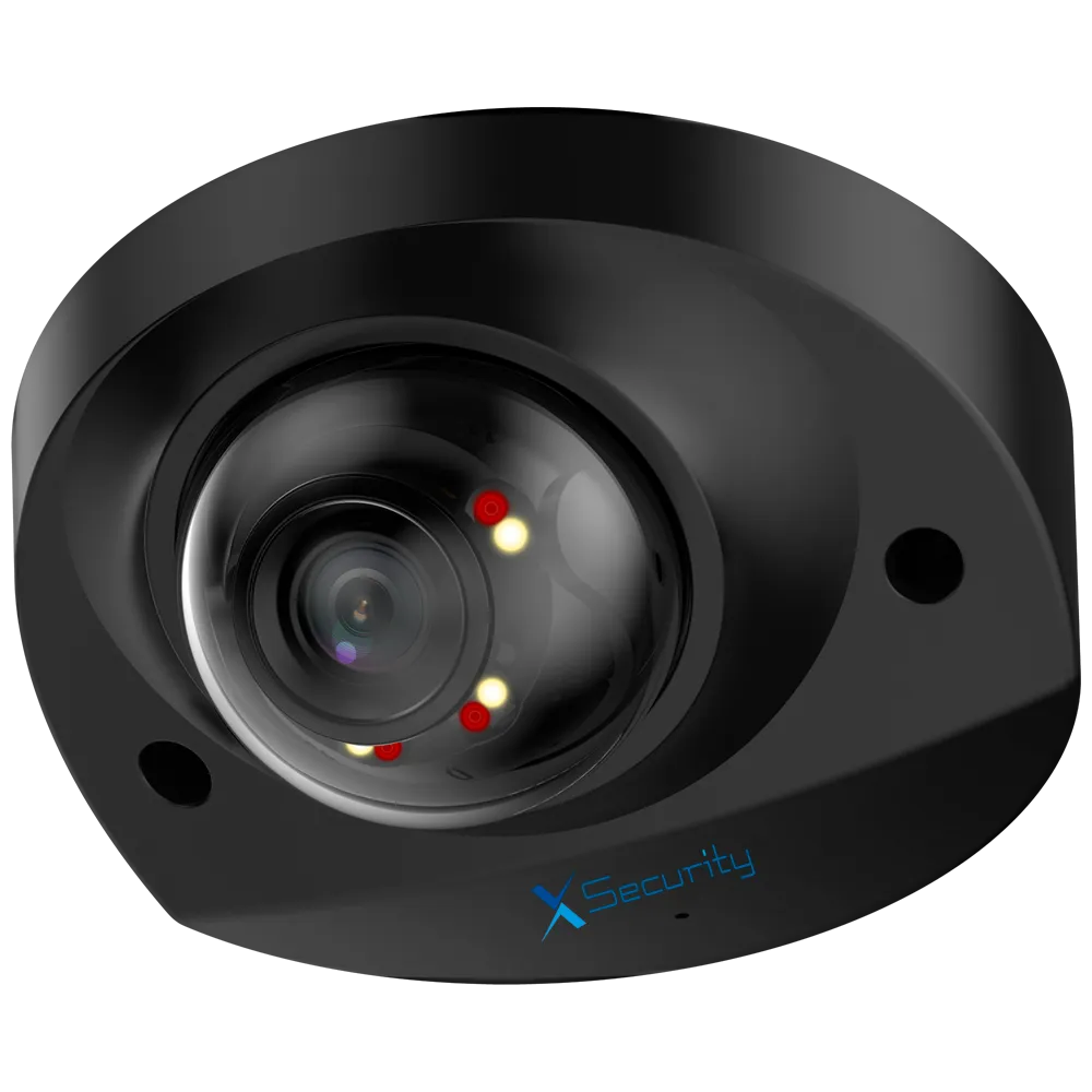 Cámara IP Mini Domo XS-IPD909A-4P-DL-WIZ-BLACK Exterior IR PoE