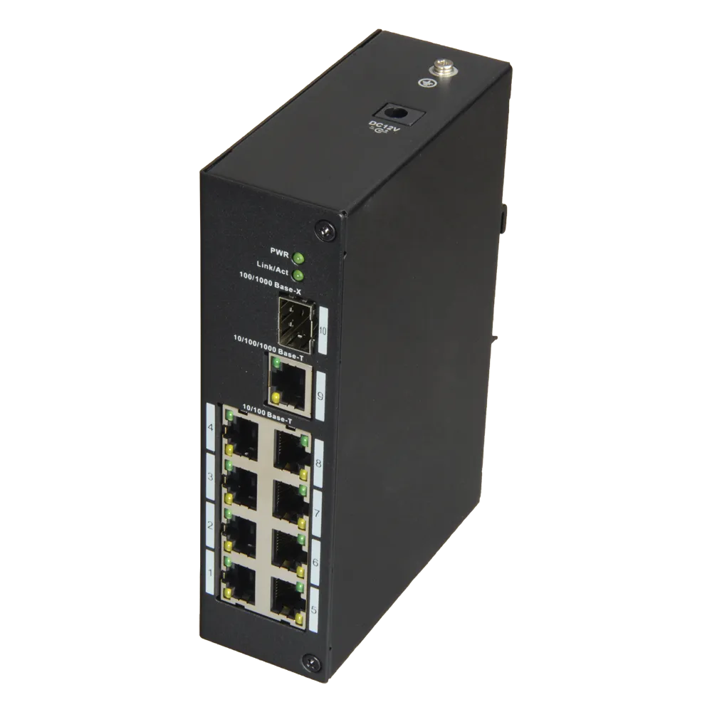 Switch Gigabit XS-SW09-C-DIN 8 Puertos + SFP DIN Rail