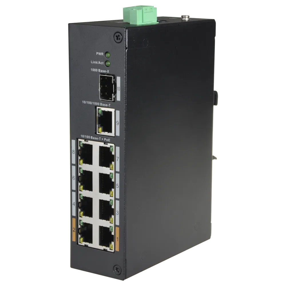 Switch PoE 8 Puertos Gigabit XS-SW1008POE-96-DIN X-Security