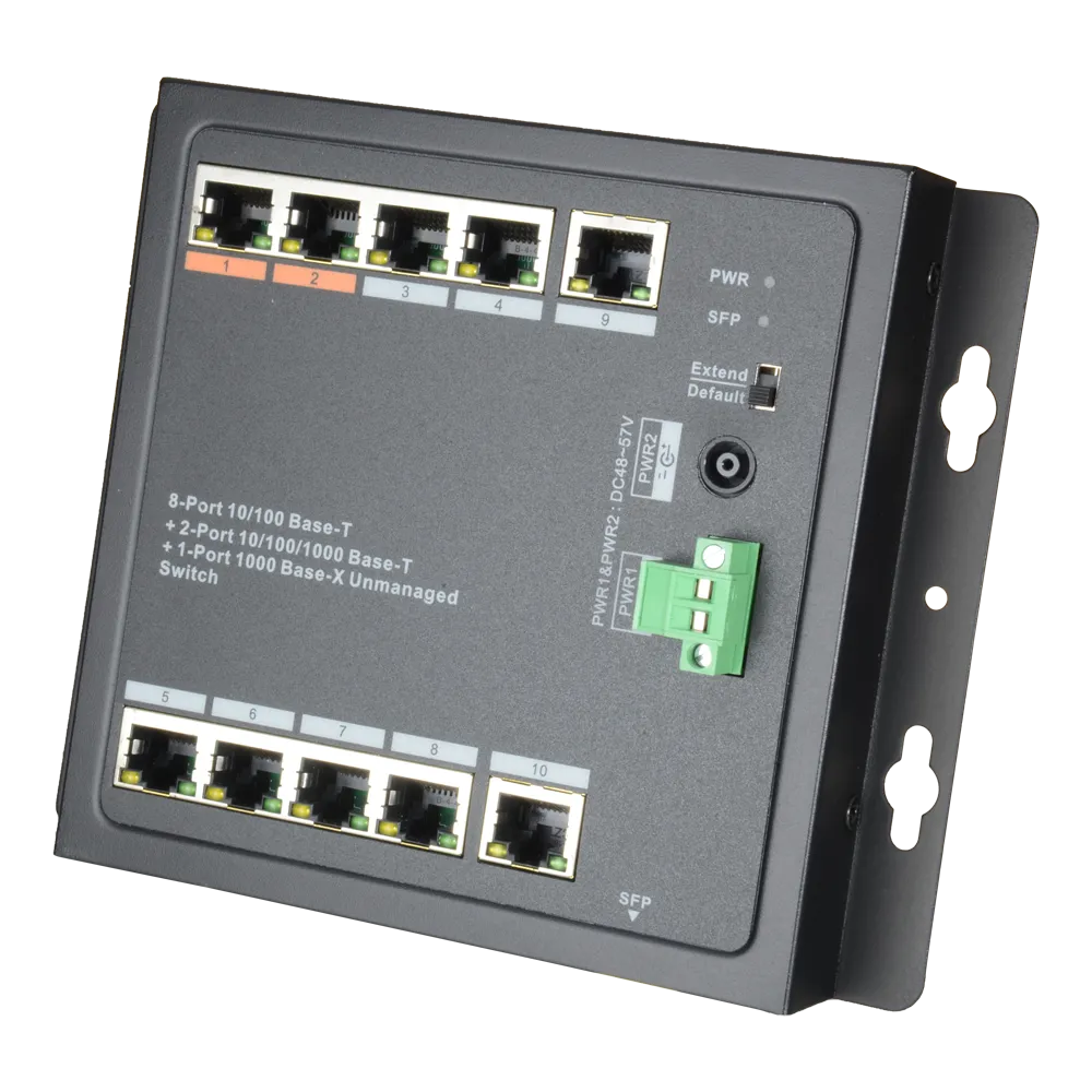 Switch PoE X-SECURITY XS-SW1108HIPOE-96DIN 8 Puertos Gigabit