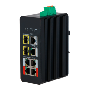 X-SECURITY - XS-SWI0704HIPOE-MGF-120-DIN - Switch 4P Gigabit PoE Gestionable SFP