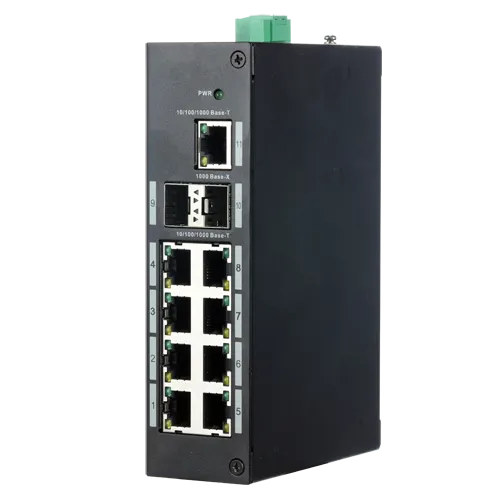 Switch Industrial Gigabit XS-SWI1100-GDIN 9P + SFP DIN