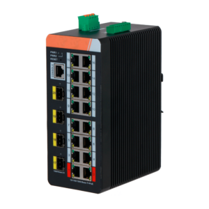 X-SECURITY - XS-SWI2016HIPOE-MGF-240-DIN - Switch 16P Gigabit PoE Gestionable SFP